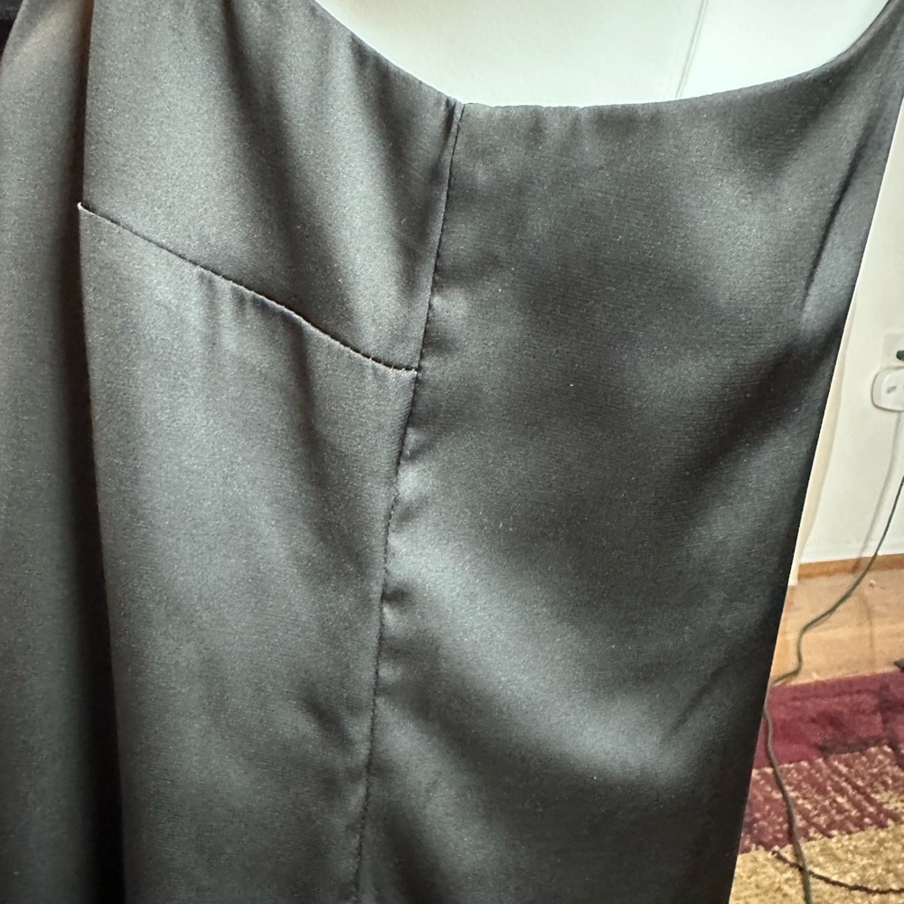 White House Black Market Black Satin Camisole Top - Picture 3 of 10